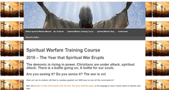 Desktop Screenshot of biblicalspiritualwarfare.org